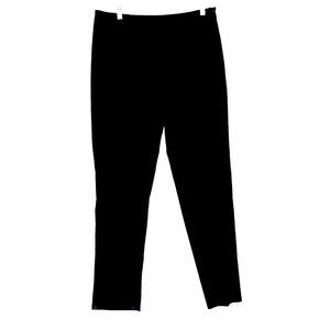 Kit and Ace Women's Size US8 Black Slim-Fit Trouser Side Zipper Wool Jersey Pant